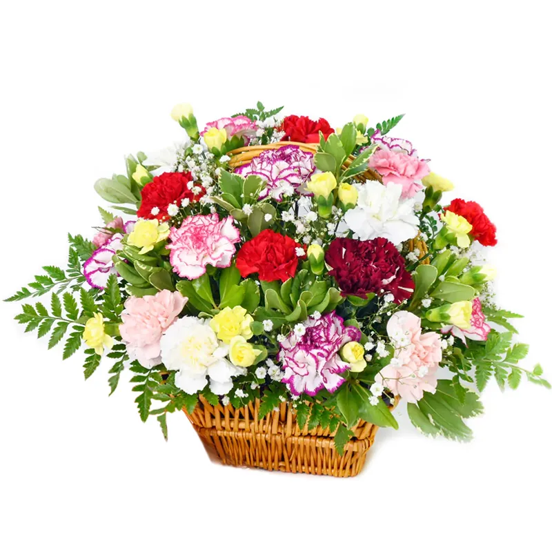 Корзина с цветами Счастливая находка